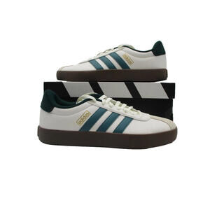 Adidas VL Court 3.0 Shoes White Green Teal Gum Sole Casual JR8635 Mens 10.5